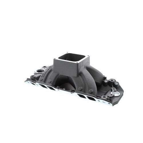 Trick Flow Intake Manifold, R-Series, Standard Deck, Aluminum, Single Plane, Rectangular Port, Dominator, Big For Chevrolet, Each