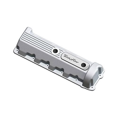 Trick Flow Valve Covers, Stock Height, Windsor Engines, 13-/14-Bolt, Aluminum, Natural, For Ford 4.6L/5.4L 2V, Pair