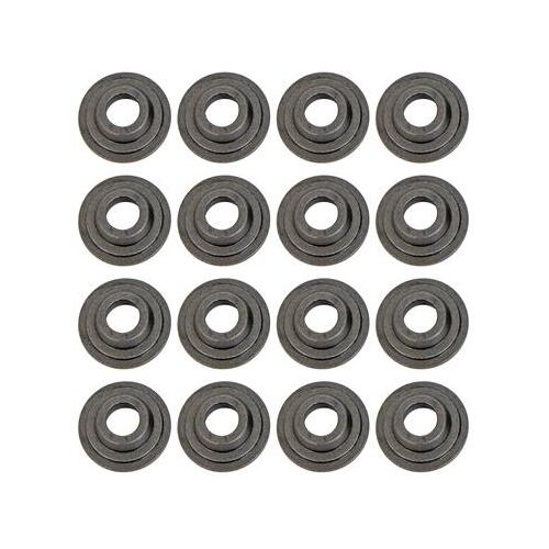 Trick Flow Valve Spring Retainers, 1.100 in. Spring Diameter, 7 Degree Lock, Dual Springs, Steel, Set of 8