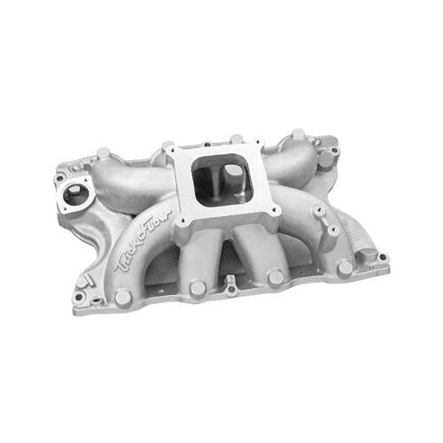 Trick Flow Intake Manifold, Track Heat®, Aluminum, Single Quad, High Rise, Square Bore, Fits For Ford 429/460 Heads, Each