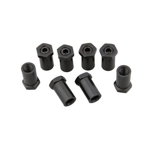 Trick Flow Rocker Arm Nuts, Roller Rockers, 3/8 in.-24 Thread, .600 in. Outside Diameter, Set of 8