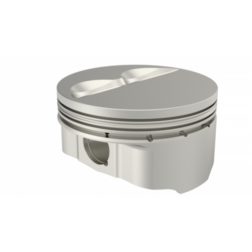 ICON Piston, 4 in. Bore, 1.5mm, 1.5mm, 3.0mm in. Ring Grooves, For Chevrolet 350 Rod 6.000 Flat Top 5cc, .005 Oversized, w/ Rings, Each