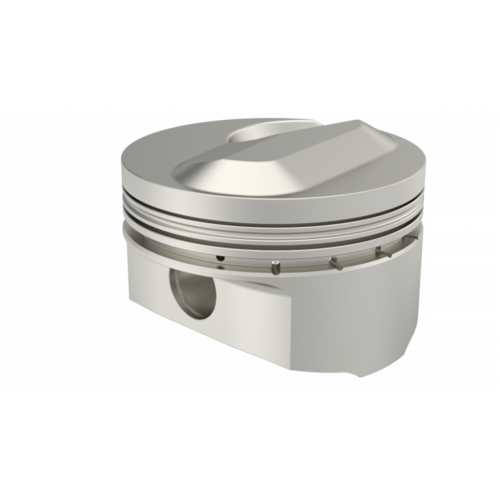 ICON Piston, 4.5 in. Bore, For Chevrolet BB, 4.500 in. Bore, For -17cc OC Dome, .060 Oversized, w/ Rings, Each