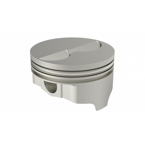 ICON Piston, 4.32 in. Bore, 1/16, 1/16, 3/16 in. Ring Grooves, For Chrysler 520 Rod 7.100 Flat Top +4.5cc 2V, .030 Oversized, w/ Rings, Each