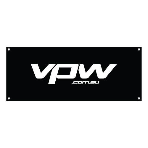 VPW Vinyl Banner 2500mm x 1000mm, VPW Logo, Each