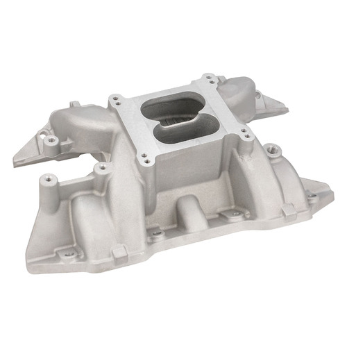 VPW Intake Manifold Dual Plane, , Dual Plane, Aluminium, Natural, Square Bore, BB Chrysler, Mopar, 383, Each