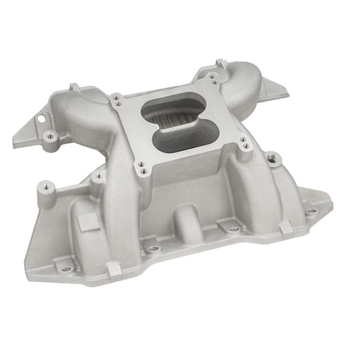 VPW Intake Manifold Dual Plane, , Dual Plane, Aluminium, Natural, Square Bore, BB Chrysler, Mopar, 413/426/440, Each