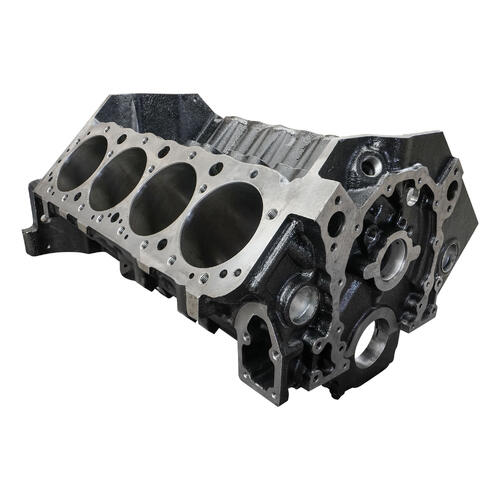 VPW Warlord Engine Block, SB Chevrolet, 9.025, 4.000 in. Bore, 350 Steel 4 Bolt Mains caps, 1 piece RMS, Each