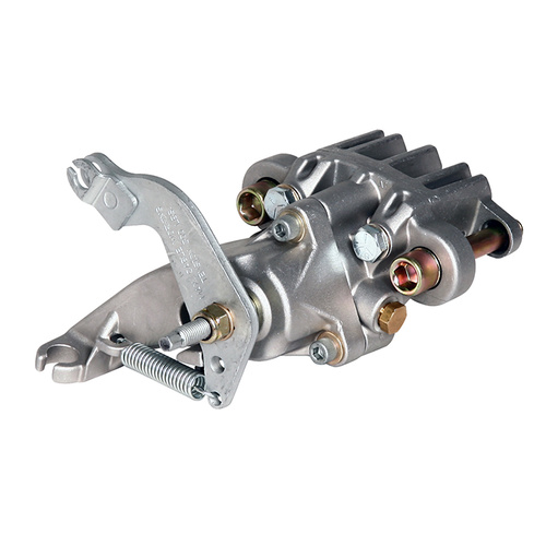 Wilwood Caliper, HM5, Floating, 0.19 in. Rotor Width, 11.20 in. Rotor Dia., 1.19 in. Bore, RH, Alum, Clear, Each