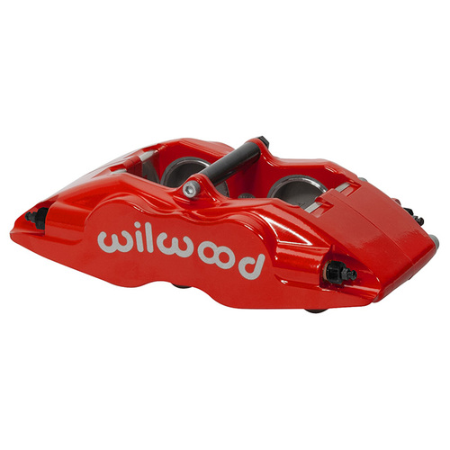 Wilwood Caliper, FSLI4, Lug, 0.81 in. Rotor Width, 13.06 in. Rotor Dia., 1.38/1.38 in. Bore, Universal, Alum, Red, Each