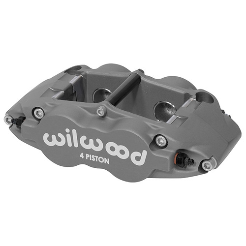 Wilwood Caliper, FSL4R, Radial, 1.25 in. Rotor Width, 14.00 in. Rotor Dia., 1.88/1.75 in. Bore, RH, Alum, Ano, Each