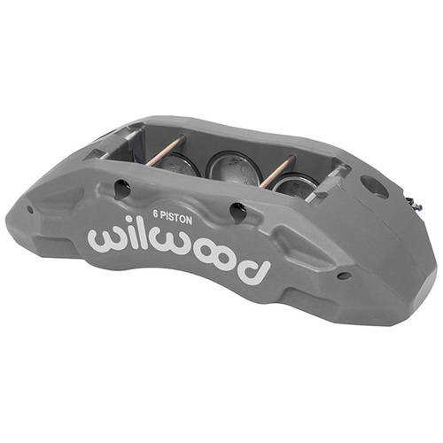 Wilwood Caliper, TX6R, Radial, 1.38 in. Rotor Width, 16.00 in. Rotor Dia., 1.75/1.62/1.62 in. Bore, LH, Alum, Ano, Each