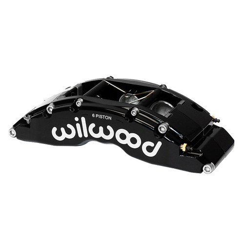 Wilwood Caliper, TC, Radial, 1.38 in. Rotor Width, 16.00 in. Rotor Dia, 1.75/1.38/1.38 in. Bore, LH, Alum, Black, Each