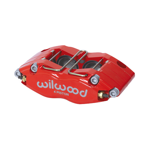 Wilwood Caliper, DPR-DS, Radial, 0.81 in. Rotor Width, 12.19 in. Rotor Dia., 1.38/1.38 in. Bore, Universal, Alum, Red, Each