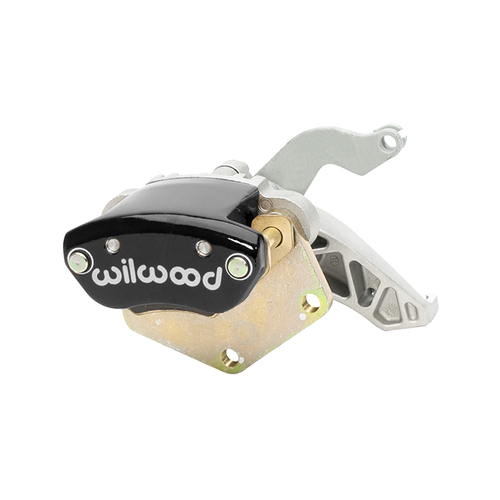 Wilwood Caliper, MC4 Mechanical, Floating, 0.81 in. Rotor Width, 12.88 in. Rotor Dia., 1.19 in. Bore, RH, Alum, Black, Each