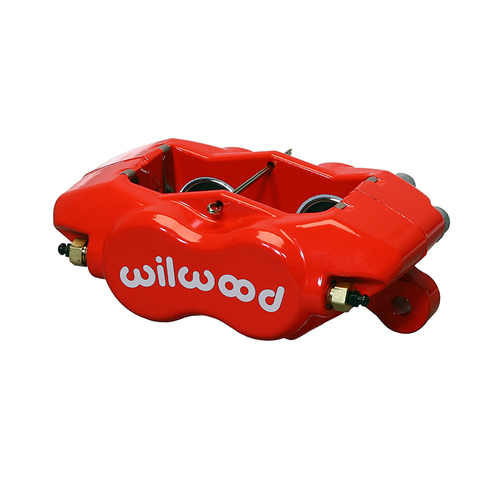 Wilwood Caliper, FDLI, Lug, 0.38 in. Rotor Width, 13.06 in. Rotor Dia., 1.38/1.38 in. Bore, Universal, Alum, Red, Each