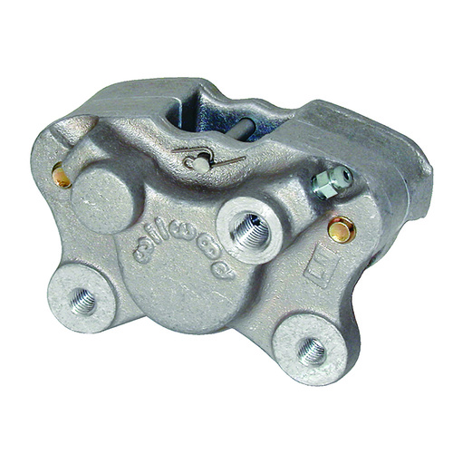 Wilwood Caliper, PS1, Lug, 0.19 in. Rotor Width, 9.00 in. Rotor Dia., 1.12 in. Bore, LH, Alum, Clear, Each