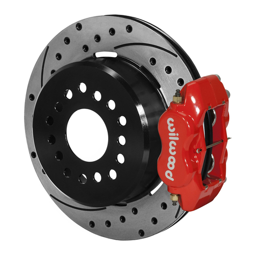 Wilwood Brake Kit, Rear, FDLI Parking, Lug, 12.19 Rotor, SRP, Red, Large For Chevrolet C10, Kit