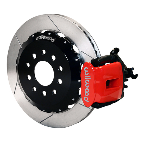 Wilwood Brake Kit, Rear, CPB Caliper, Radial, 12.88 Rotor, Plain Face, Red, OEM, Kit