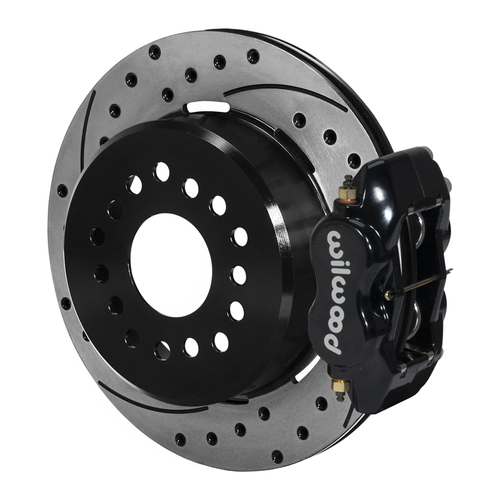 Wilwood Brake Kit, Rear, FDLI Parking, Lug, 12.19 Rotor, SRP, Black, Mopar/Dana, Kit