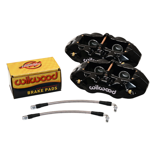 Wilwood Brake Kit, Rear, D8-4 Replacement Caliper, Lug, Black, OEM, Kit