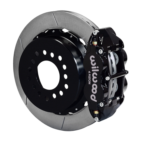 Wilwood Brake Kit, Rear, FNSL4R Big Brake Parking, Radial, 13.00 Rotor, Plain Face, Black, 12 Bolt, Kit