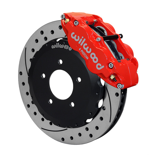 Wilwood Brake Kit, Front, FNSL6R Big Brake (Hat), Radial, 14.00 Rotor, SRP, Red, Kit