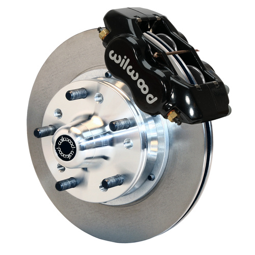 Wilwood Brake Kit, Front, FDLI Pro Series, Lug, 11.00 Rotor, Plain Face, Black, For Dodge, For Plymouth, Kit