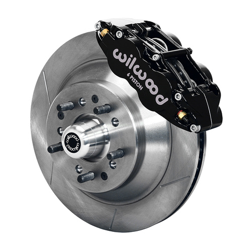 Wilwood Brake Kit, Front, FNSL6R Big Brake (Hub & 1PC Rotor), Radial, 12.88 Rotor, Plain Face, Black, Art Morrison, Roadster, Kit