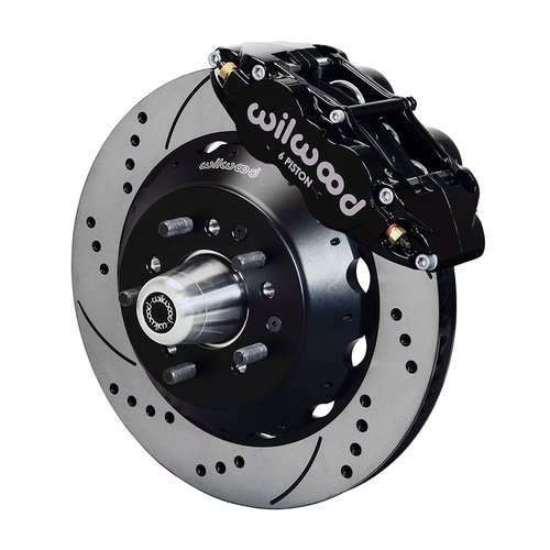 Wilwood Brake Kit, Front, FNSL6R Big Brake (Hub), Radial, 14.00 Rotor, SRP, Black, For Ford, For Mercury, Kit