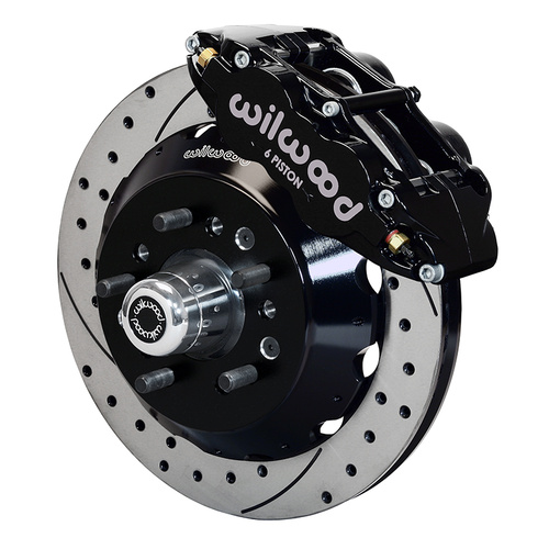 Wilwood Brake Kit, Front, FNSL6R Big Brake (Hub), Radial, 12.88 Rotor, SRP, Black, TCI, Kit