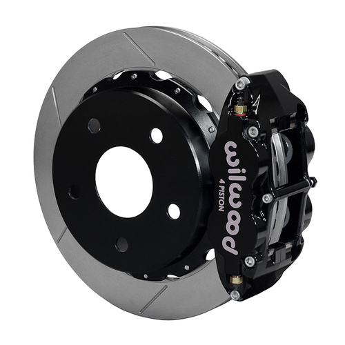 Wilwood Brake Kit, Rear, FNSL4R Big Brake Parking, Radial, 14.00 Rotor, Plain Face, Black, Big For Ford Bronco, Kit