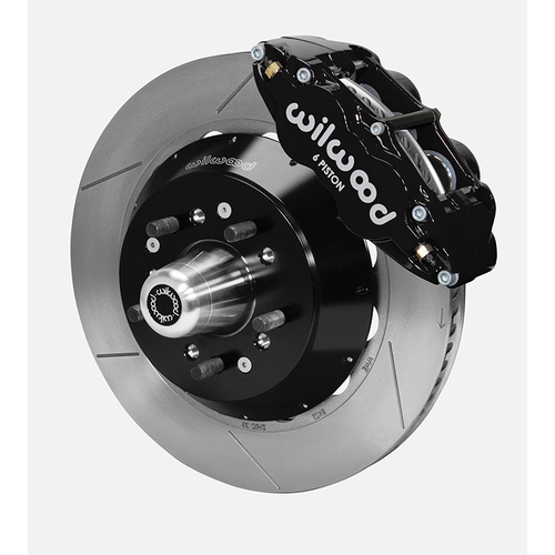 Wilwood Brake Kit, Front, FNSL6R Big Brake (Hub), Radial, 14.00 Rotor, Plain Face, Black, Magnum, Kit