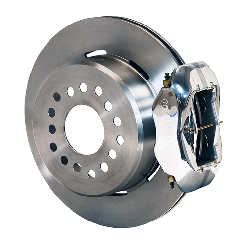 Wilwood Brake Kit, Rear, FDLI Parking, Lug, 12.19 Rotor, Plain Face, Polished, Mopar/Dana, Kit