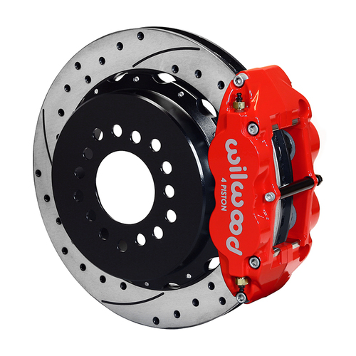 Wilwood Brake Kit, Rear, FNSL4R Big Brake Parking, Radial, 13.00 Rotor, SRP, Red, Mopar/Dana, Kit