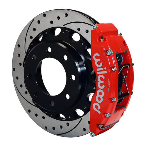 Wilwood Brake Kit, Rear, TC6R Big Brake Truck, Radial, 16.00 Rotor, SRP, Red, OEM, Kit