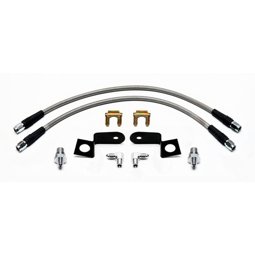 Wilwood Flexline, 16.00 in. Length, -3 Female to -3 Female, 2005-10 For Dodge / For Chrysler Magnum / 300, Kit