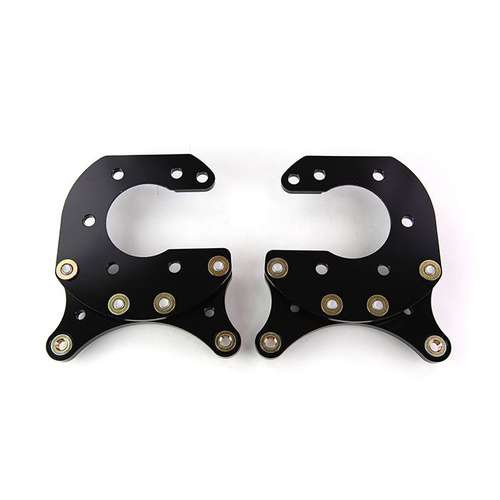 Wilwood Bracket, Rear Pro Street, Aluminum, 5.25 Mount Center, 3/8-24 Thread, 12.19 in. Rotor, LH & RH, Pair