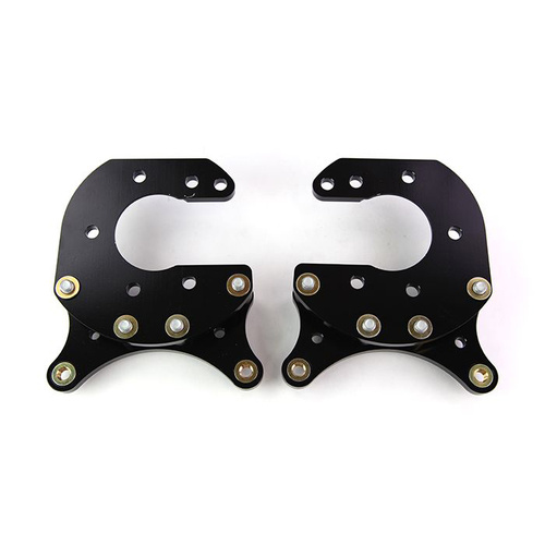 Wilwood Bracket, Rear Pro Street, Aluminum, 5.25 Mount Center, 3/8-24 Thread, 12.19 in. Rotor, LH & RH, Pair