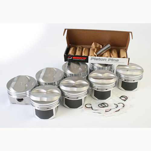 Wiseco, SB Chev Piston Set, 4.030 in. Bore, 1.560 in. Compression Height, 0.927 in. Pin Diameter, Pro Tru Street, Set of 8.