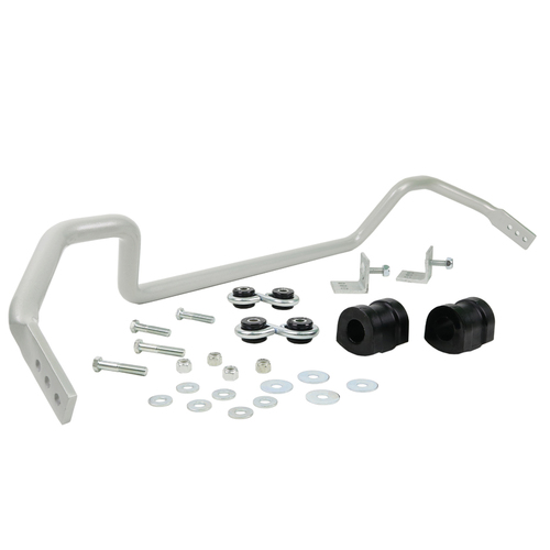 Whiteline Sway Bar, Front, Solid, Steel, 27mm, 3-Point Adj., BMW, Kit