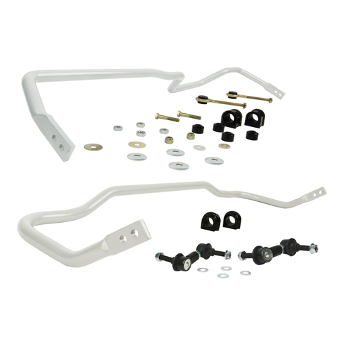 Whiteline Sway Bar, Front and Rear, Solid, Steel, 22mm x 24mm, Skyline, For Nissan, Kit