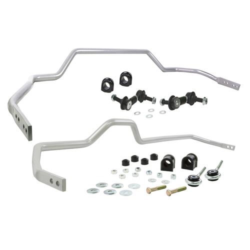 Whiteline Sway Bar, Front and Rear, Solid, Steel, 24mm x 22mm, Skyline, Stagea, For Nissan, Kit