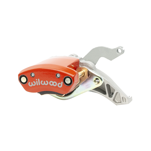 Wilwood Caliper, MC4 Mechanical, Floating, 1.10 in. Rotor Width, 12.88 in. Rotor Dia., 1.19 in. Bore, RH, Alum, Red, Each